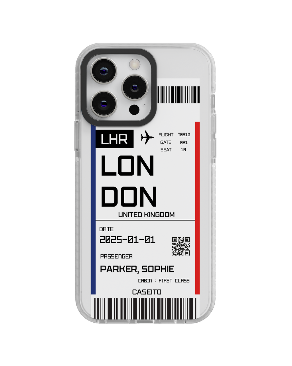 London Boarding Pass iPhone Case