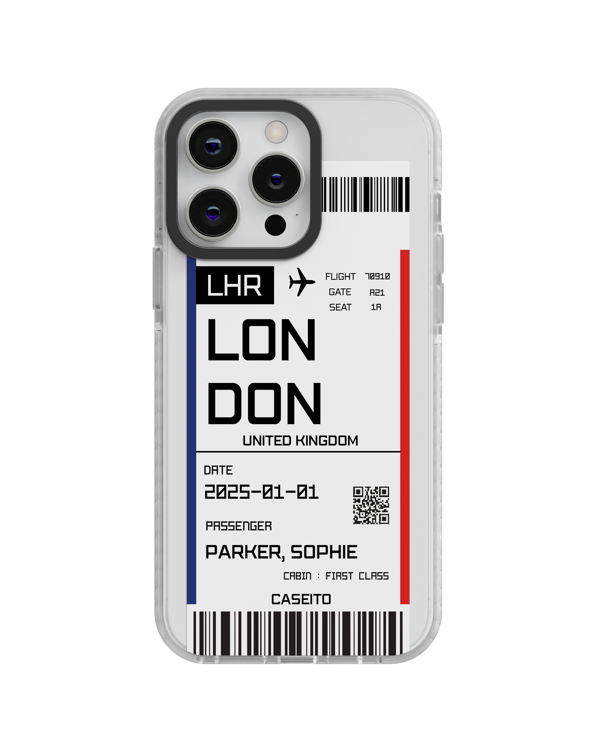 London Boarding Pass iPhone Case