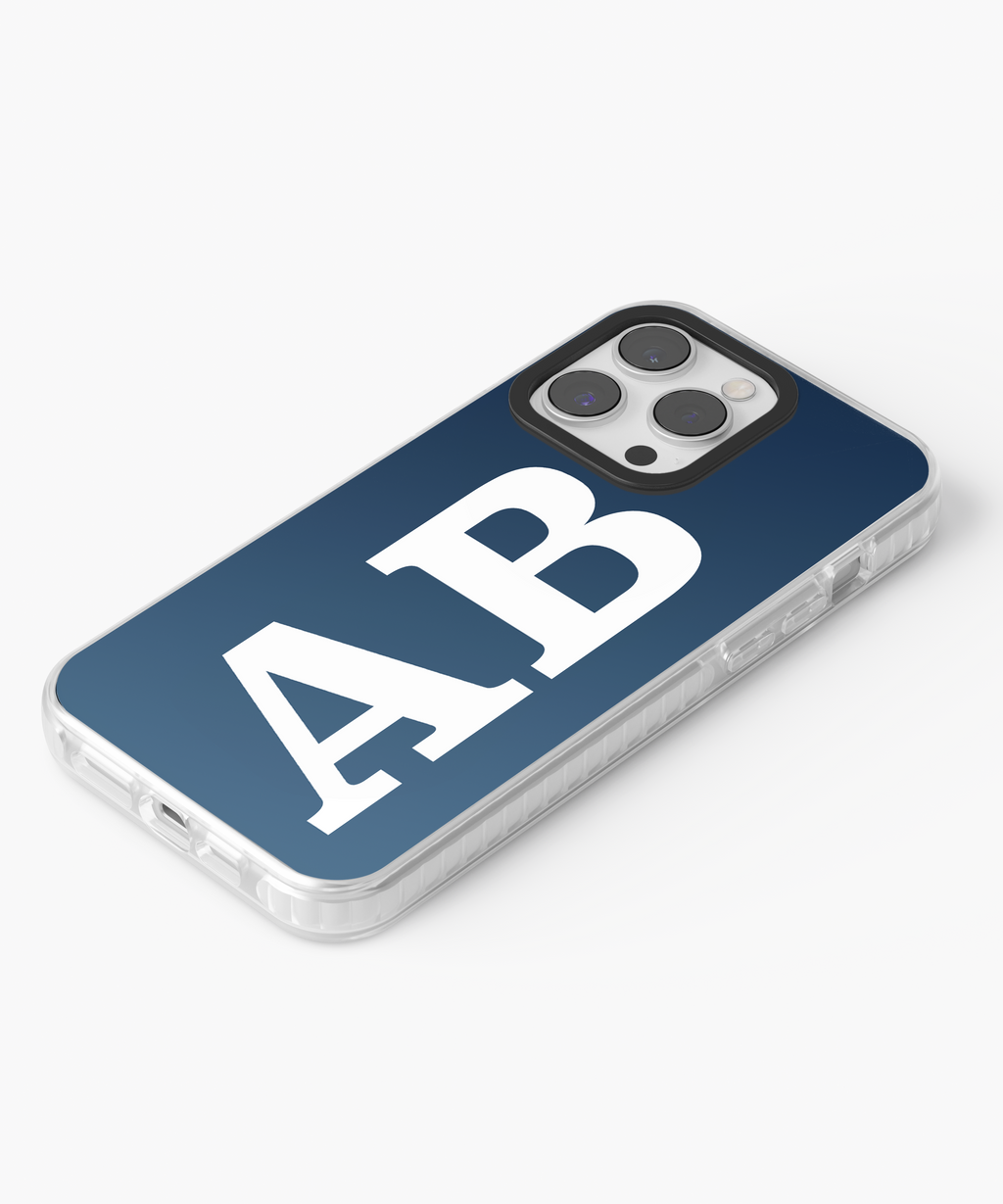 Midnight Blue Initials