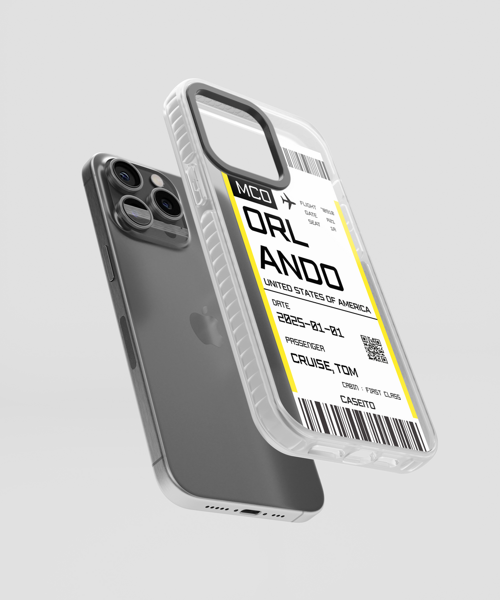 Orlando Boarding Pass iPhone Case