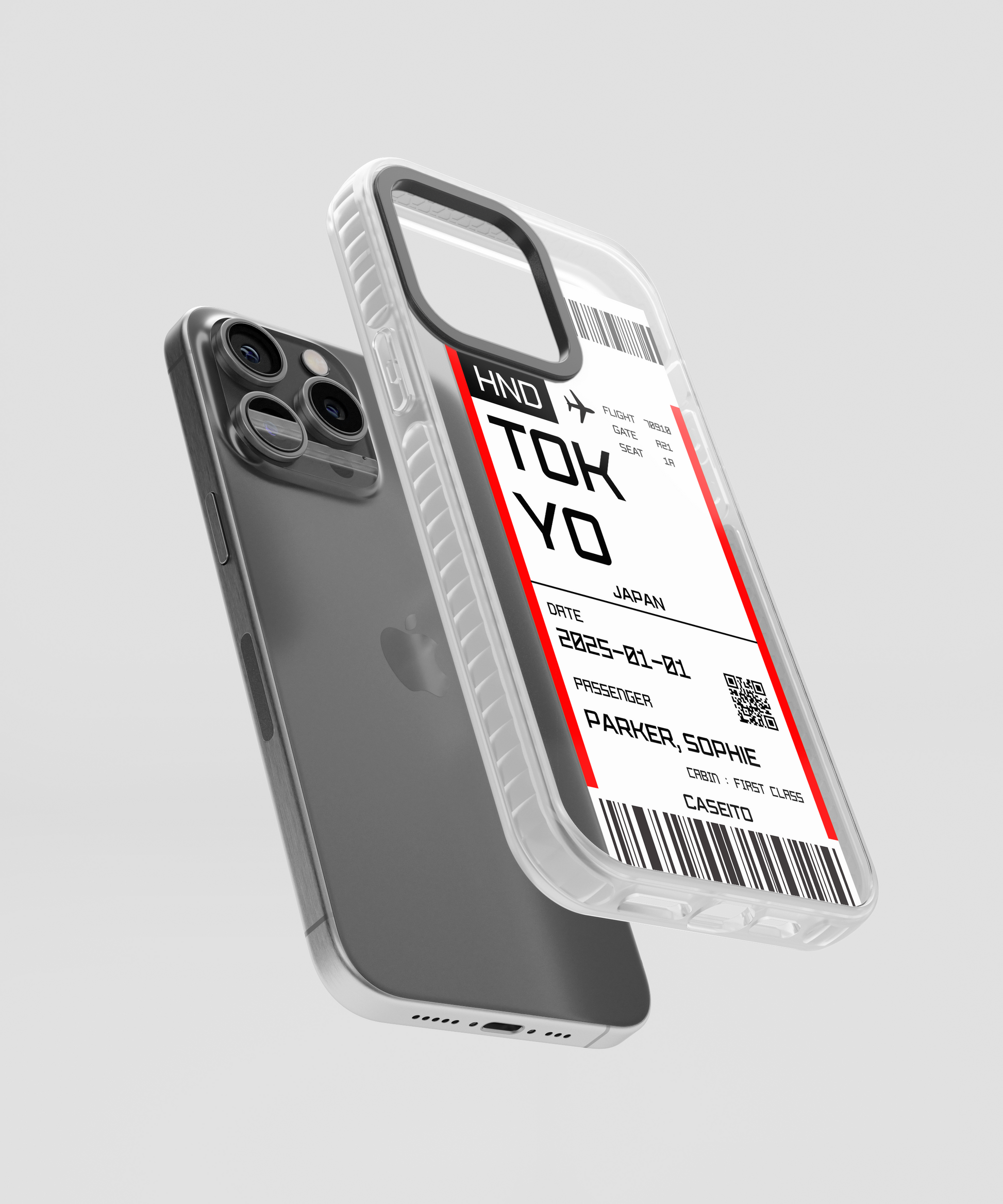Tokyo Boarding Pass iPhone Case