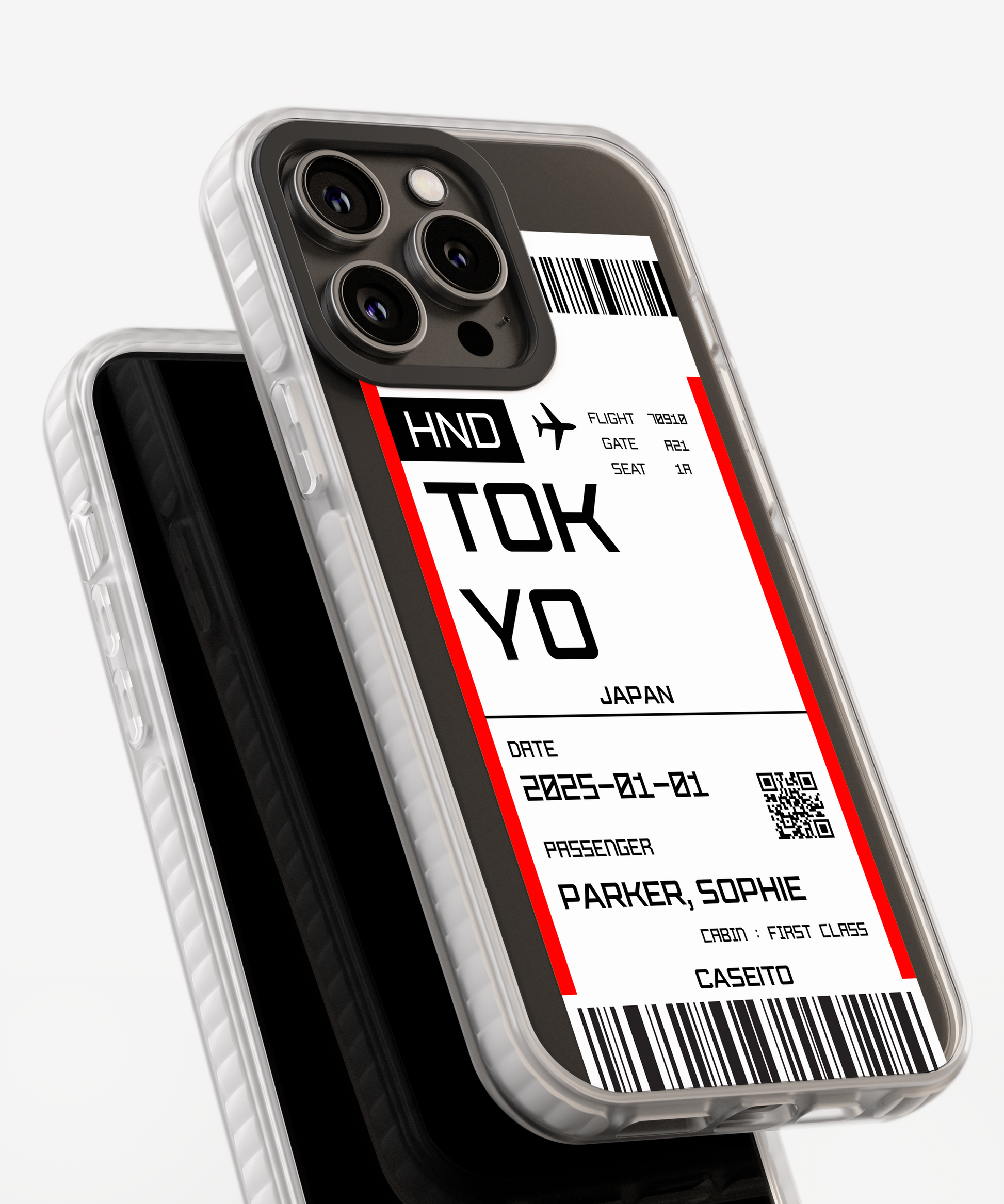 Tokyo Boarding Pass iPhone Case