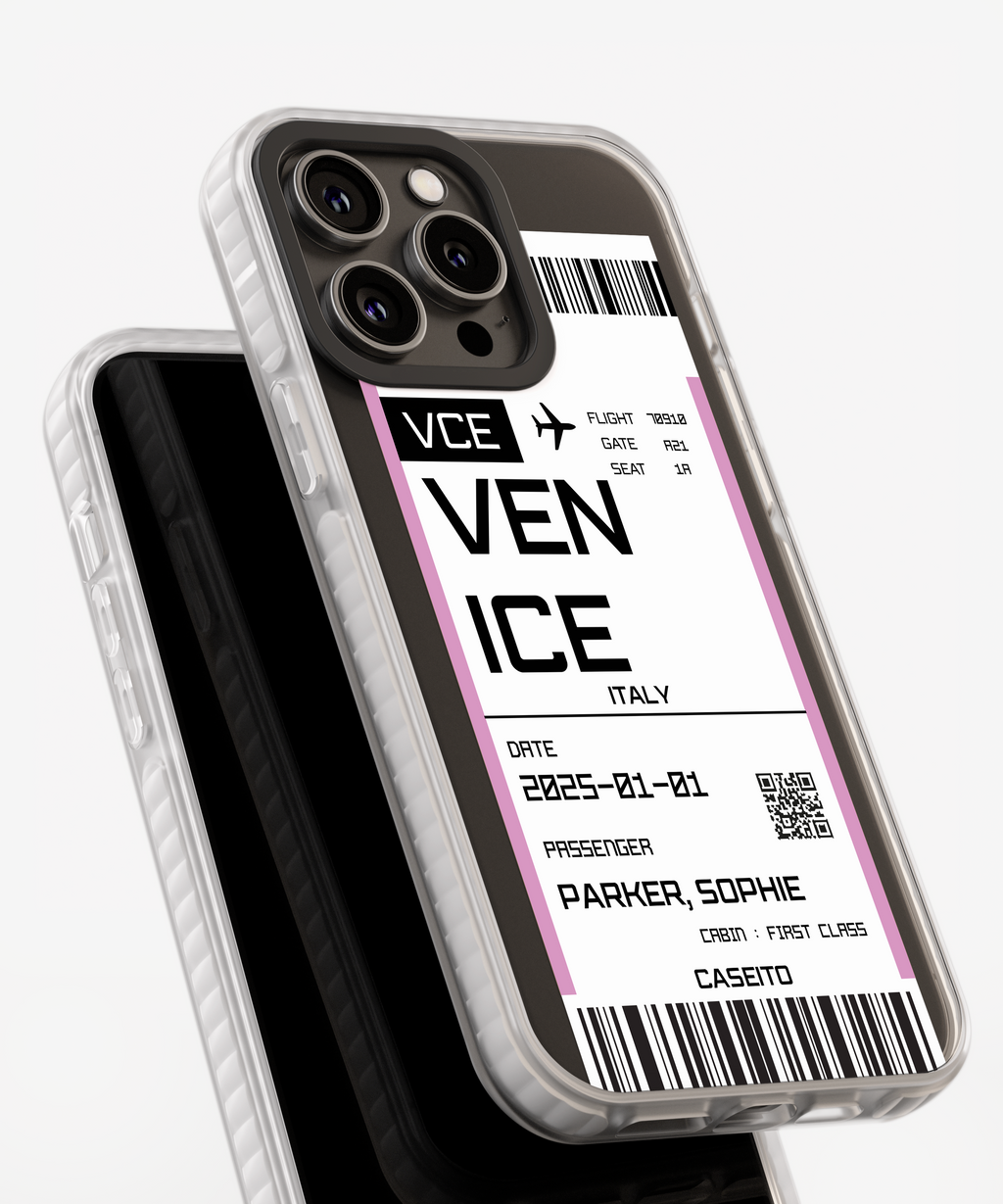 Venice Boarding Pass iPhone Case
